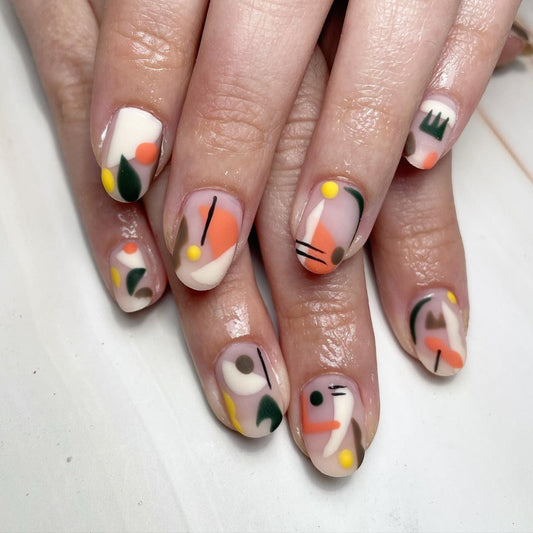 Nail design of Japanese Nail 112