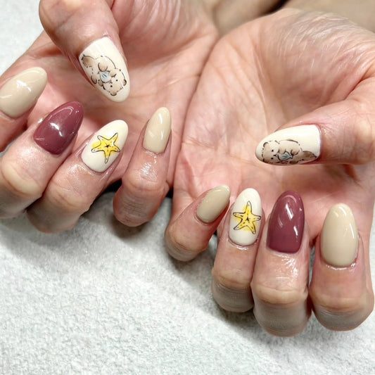 Nail design of Japanese Nail 516